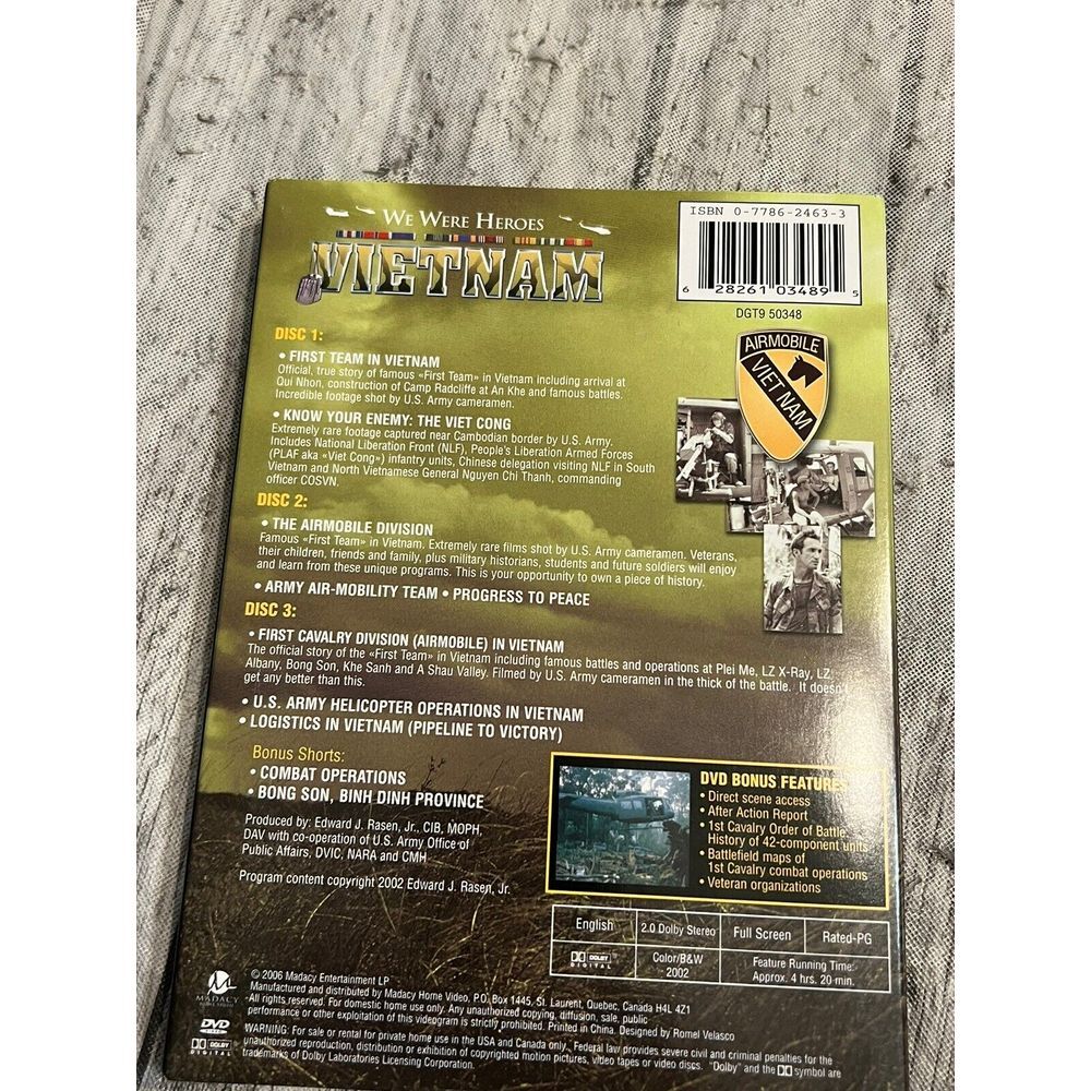 We Were Heroes: Vietnam (DVD,‎ 2008, 3-Disc Set) - Picture 9 of 10